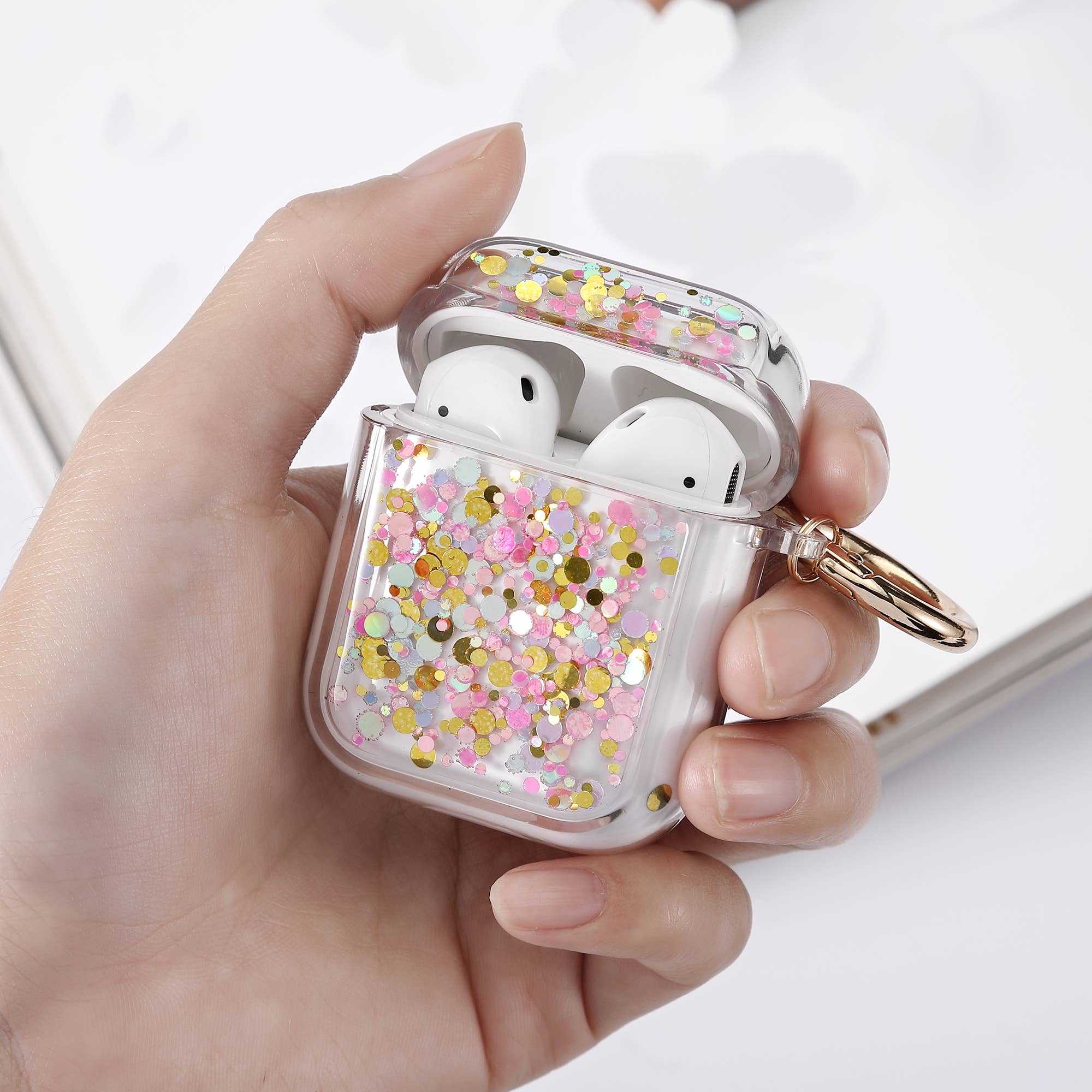 Apple AirPods 2 Shiny Glitter Case with Retail Pack