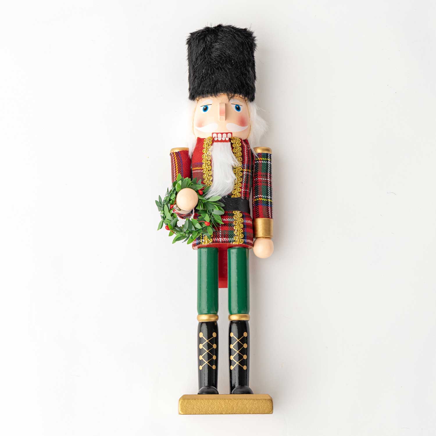 Tartan Plaid 15" Nutcracker