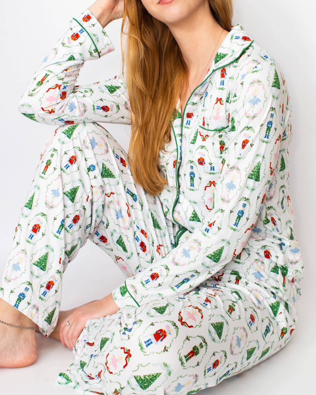 Nutcracker Waltz Sleep SET- LS Button Down + Pants