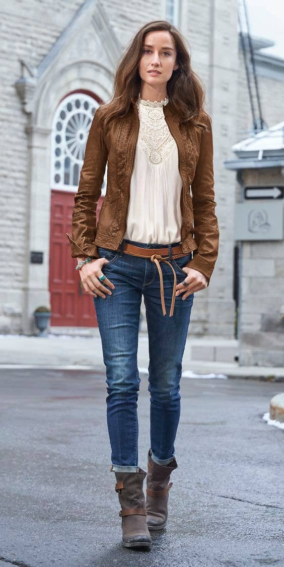 Skinny Wrap Belt - Cognac