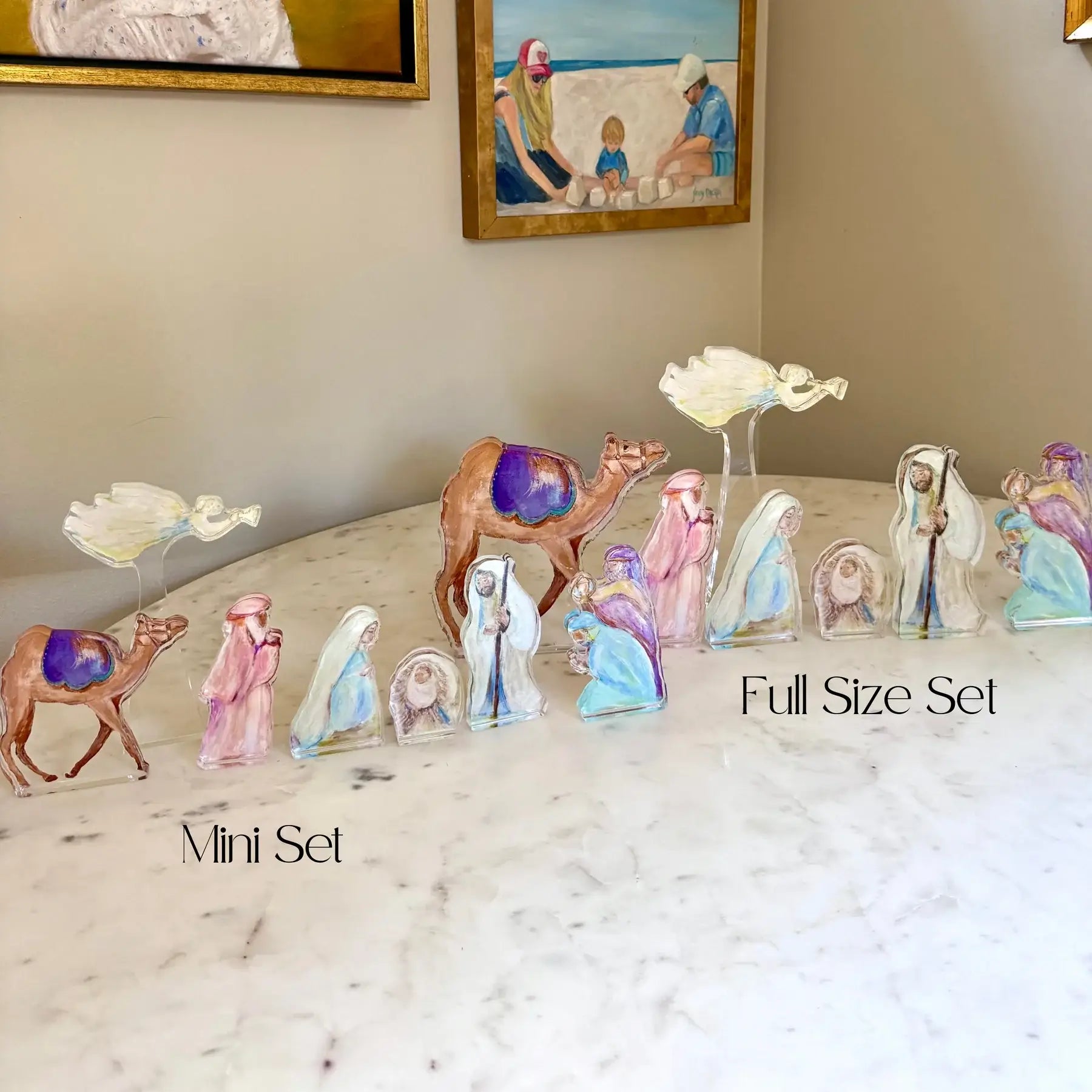 “Nativity 7 Piece Set” Acrylic Shelfie