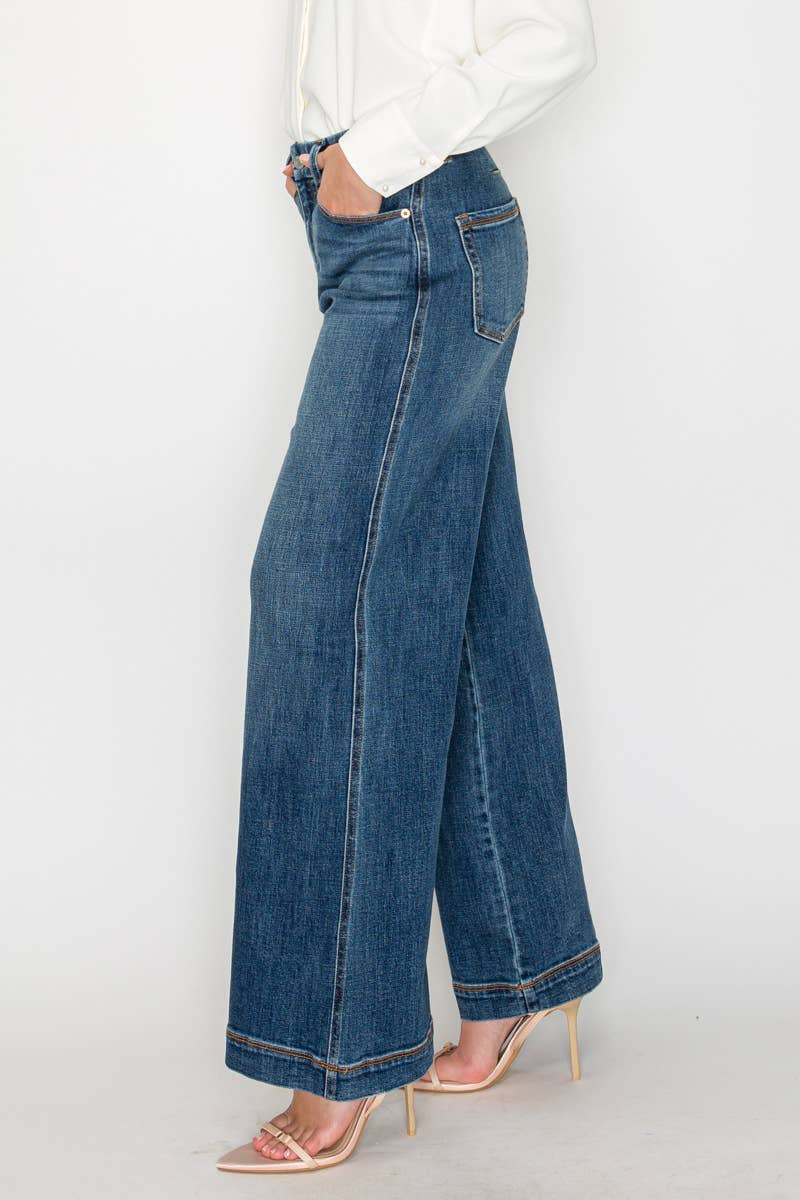 Just So Right ~ Trouser Hem Palazzo Jean