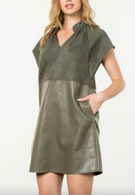 Suede Serenade Dress