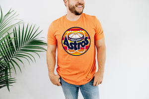 Astros Retro Dome T-shirt - Orange