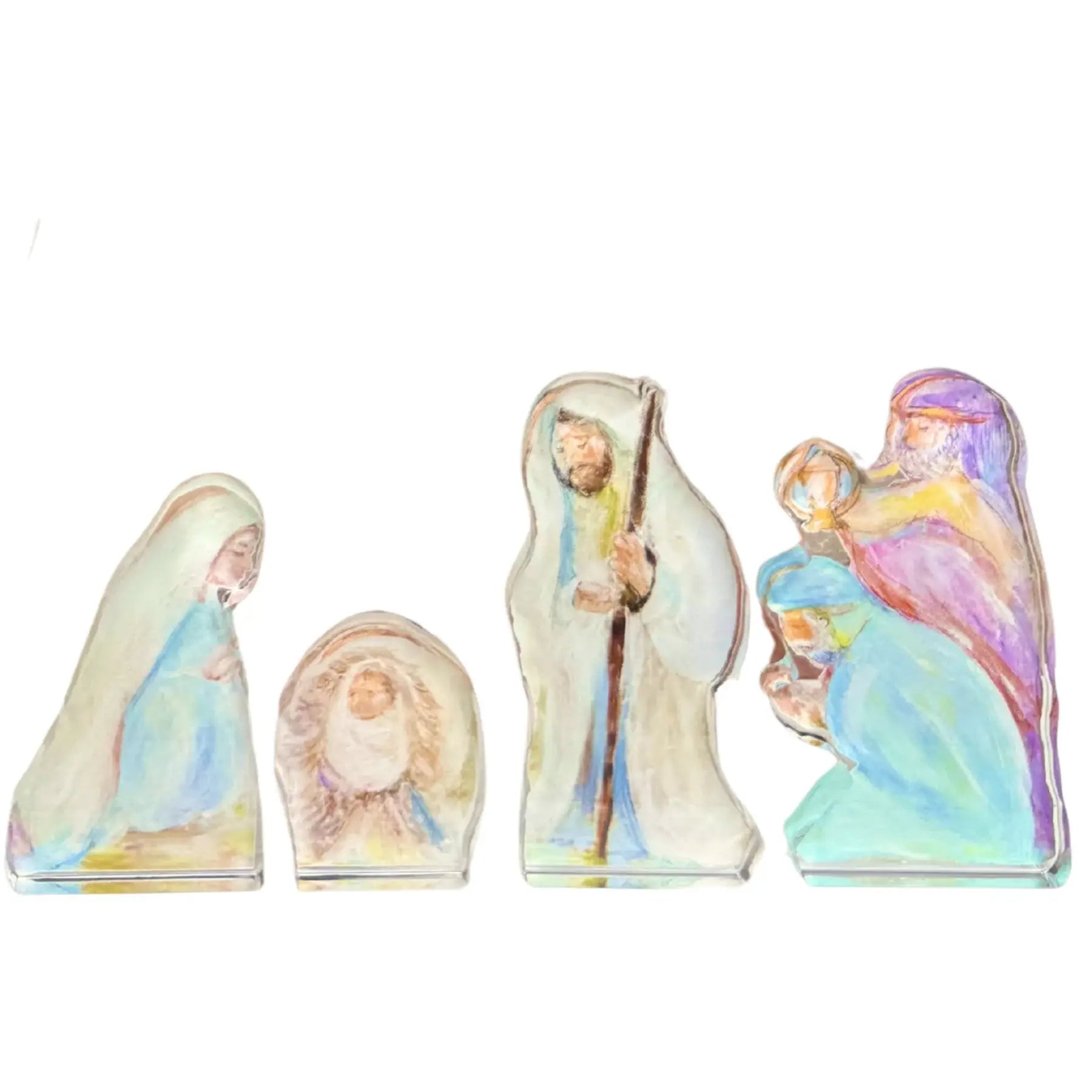 “Nativity 7 Piece Set” Acrylic Shelfie