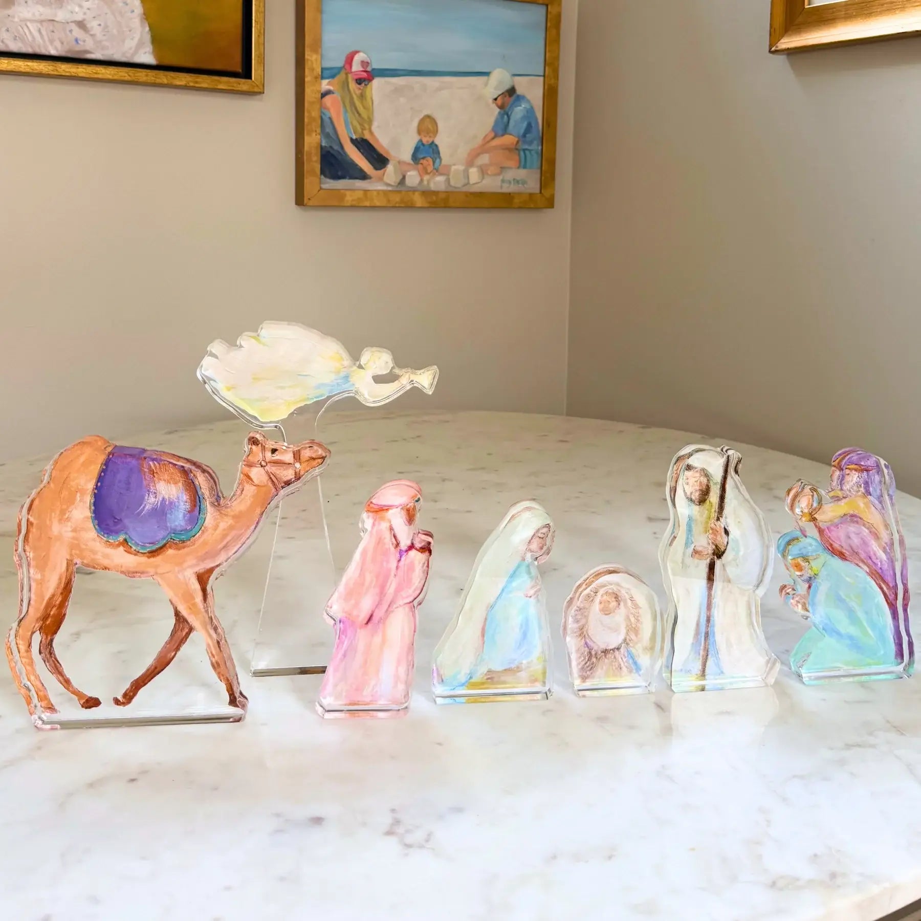 “Nativity 7 Piece Set” Acrylic Shelfie