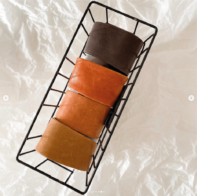 Leather Wrap Belt - Caramel - OS