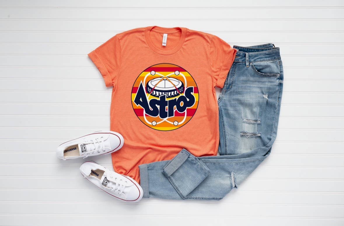 Astros Retro Dome T-shirt - Orange