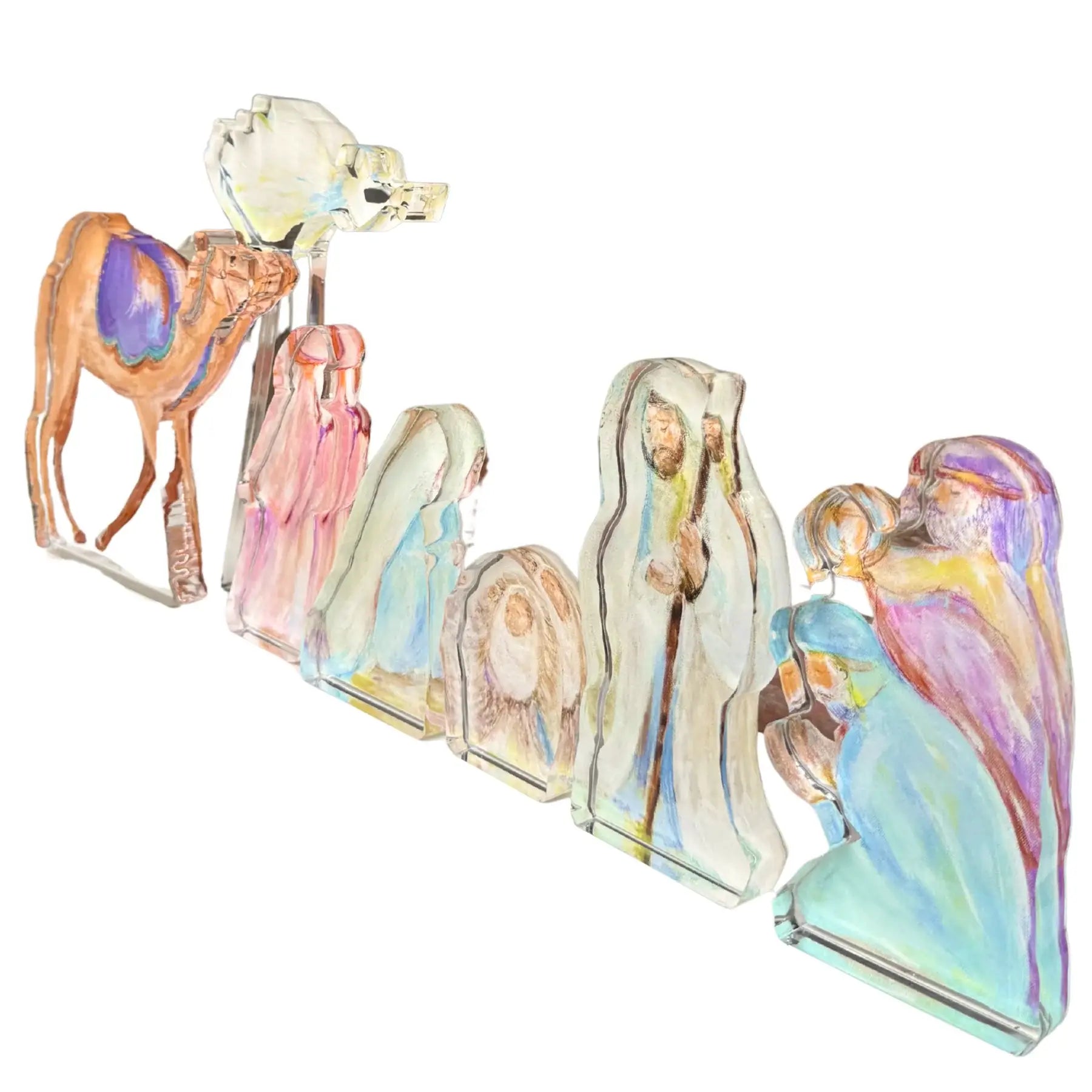 “Nativity 7 Piece Set” Acrylic Shelfie