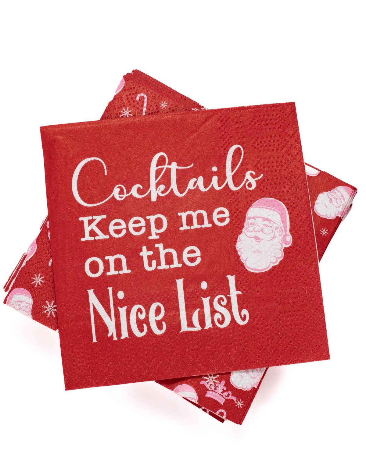 On the Nice List ~Cocktail Napkins