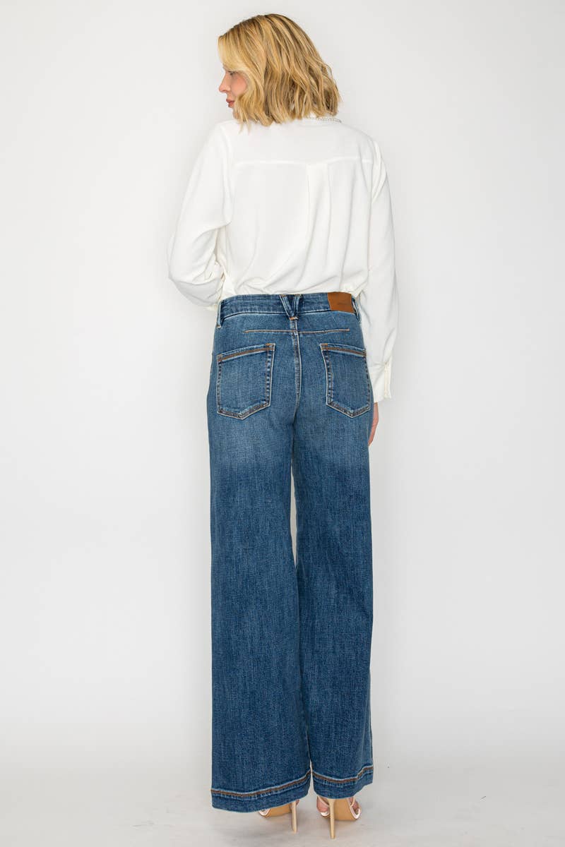 Just So Right ~ Trouser Hem Palazzo Jean