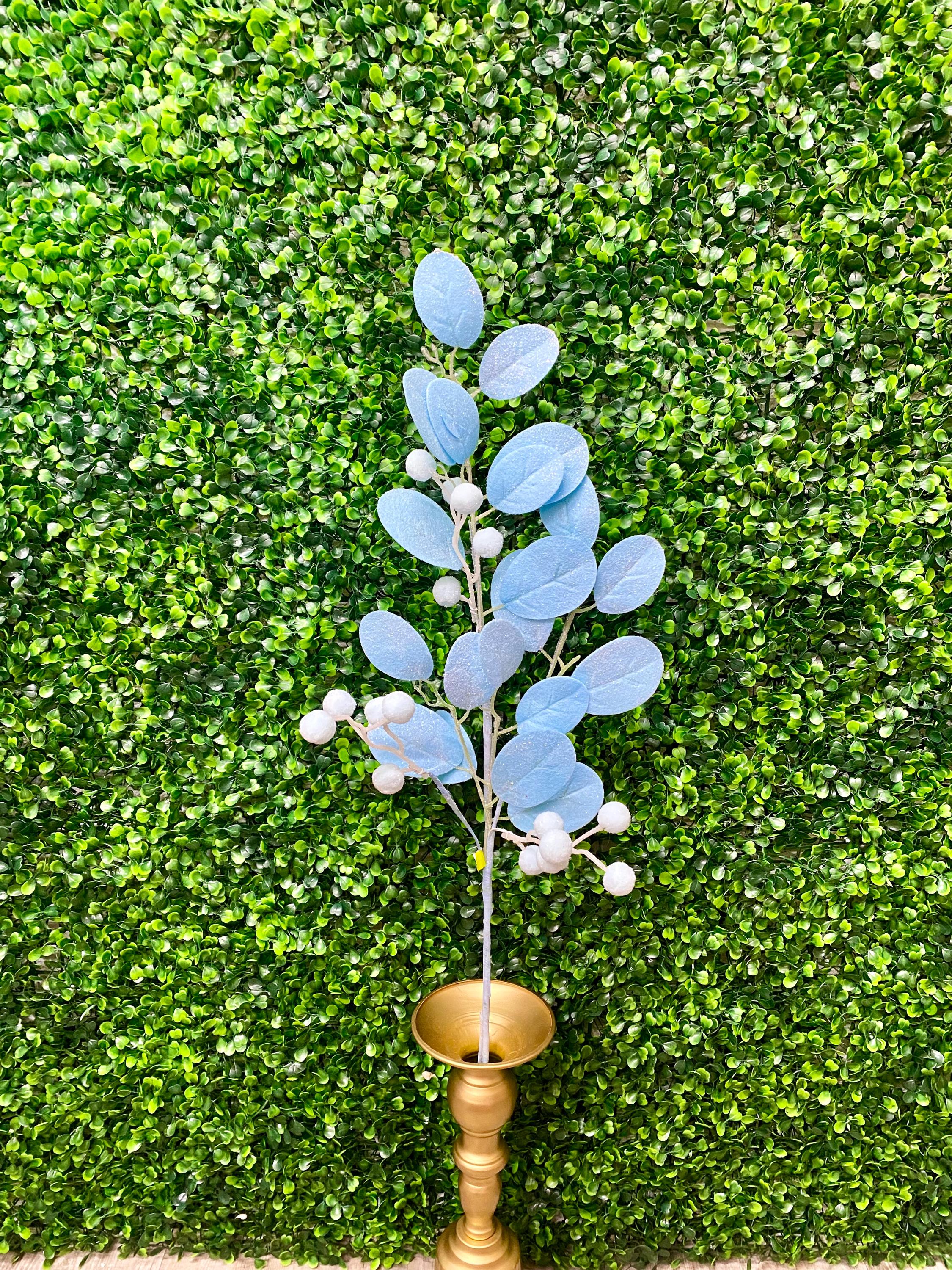 Blue Magnolia Leaves Spray ~ 30 Inch