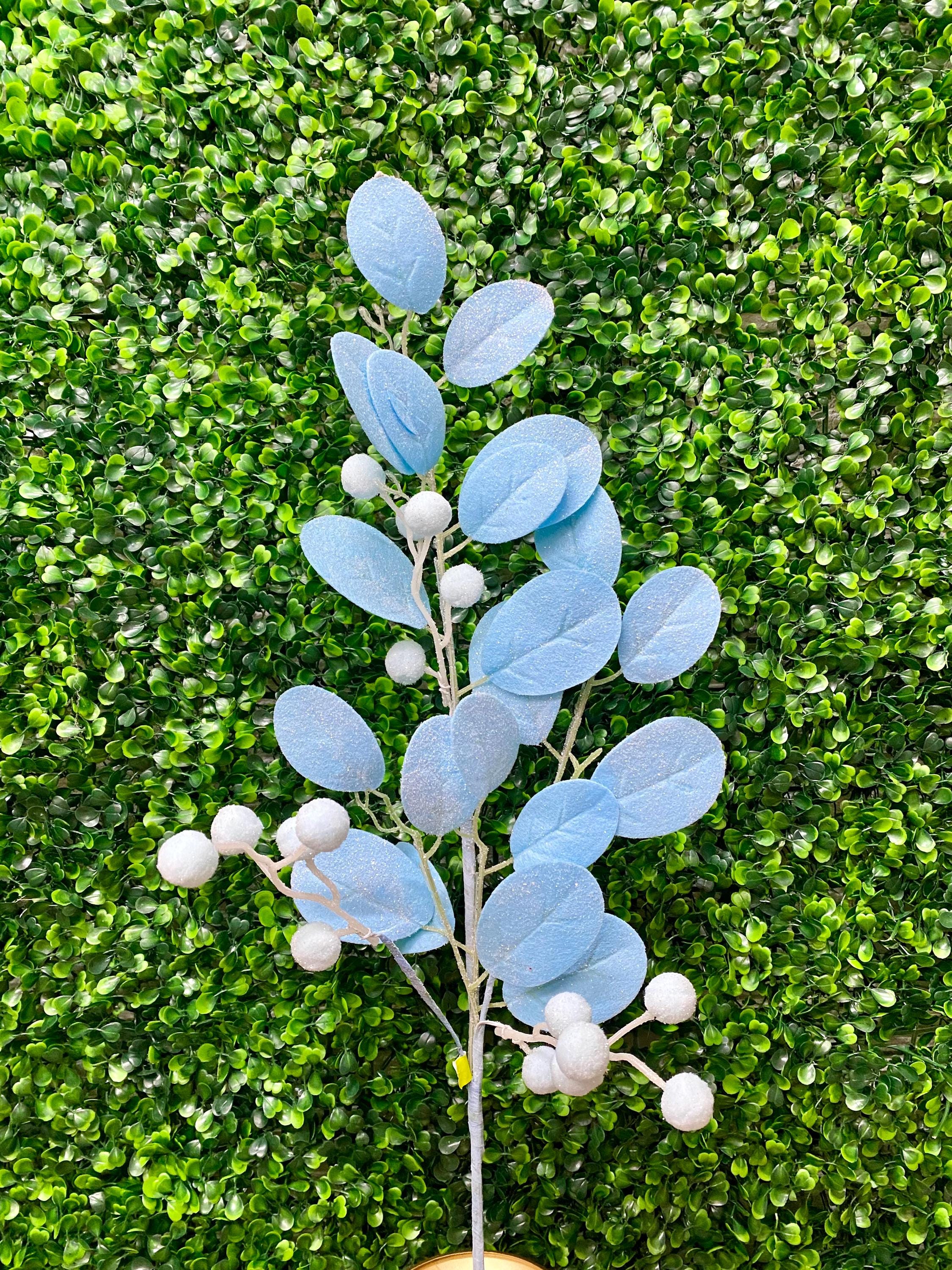 Blue Magnolia Leaves Spray ~ 30 Inch