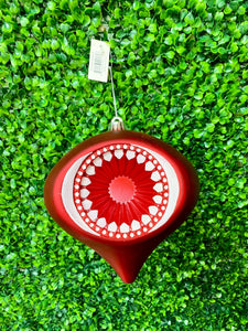 Red Finial Ornament