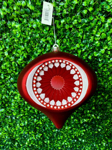 Red Finial Ornament