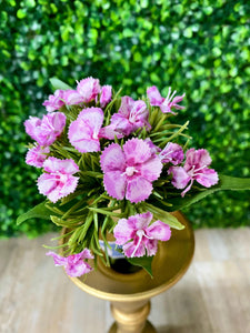 Purple Dianthus Spray - 12.5 inch