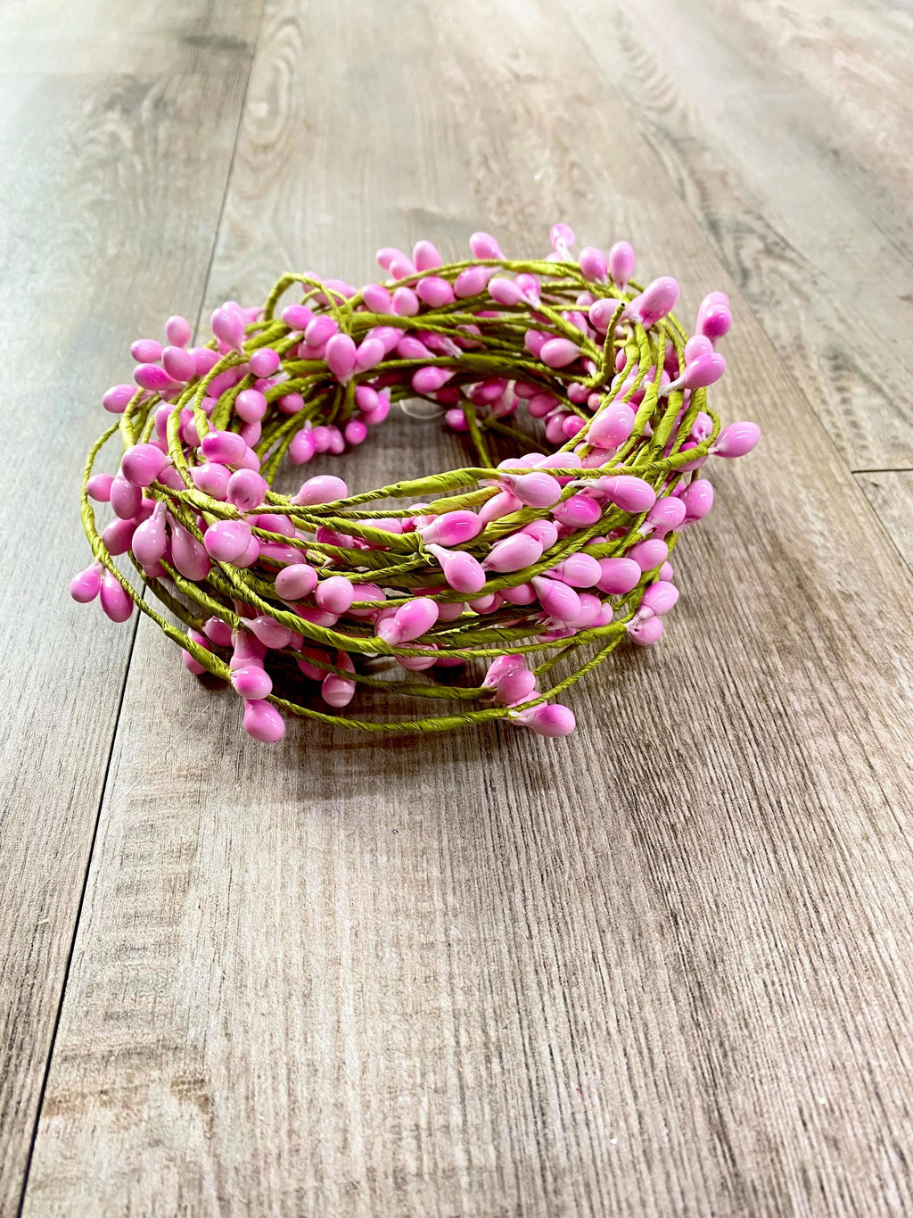 Pink Berry Spring Wrap Garland ~ 28 feet