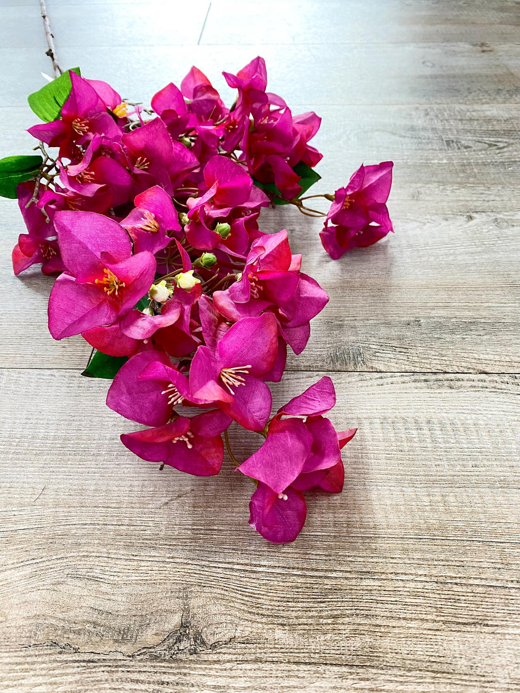 Fuchsia Bougainvillea Spray - 42”