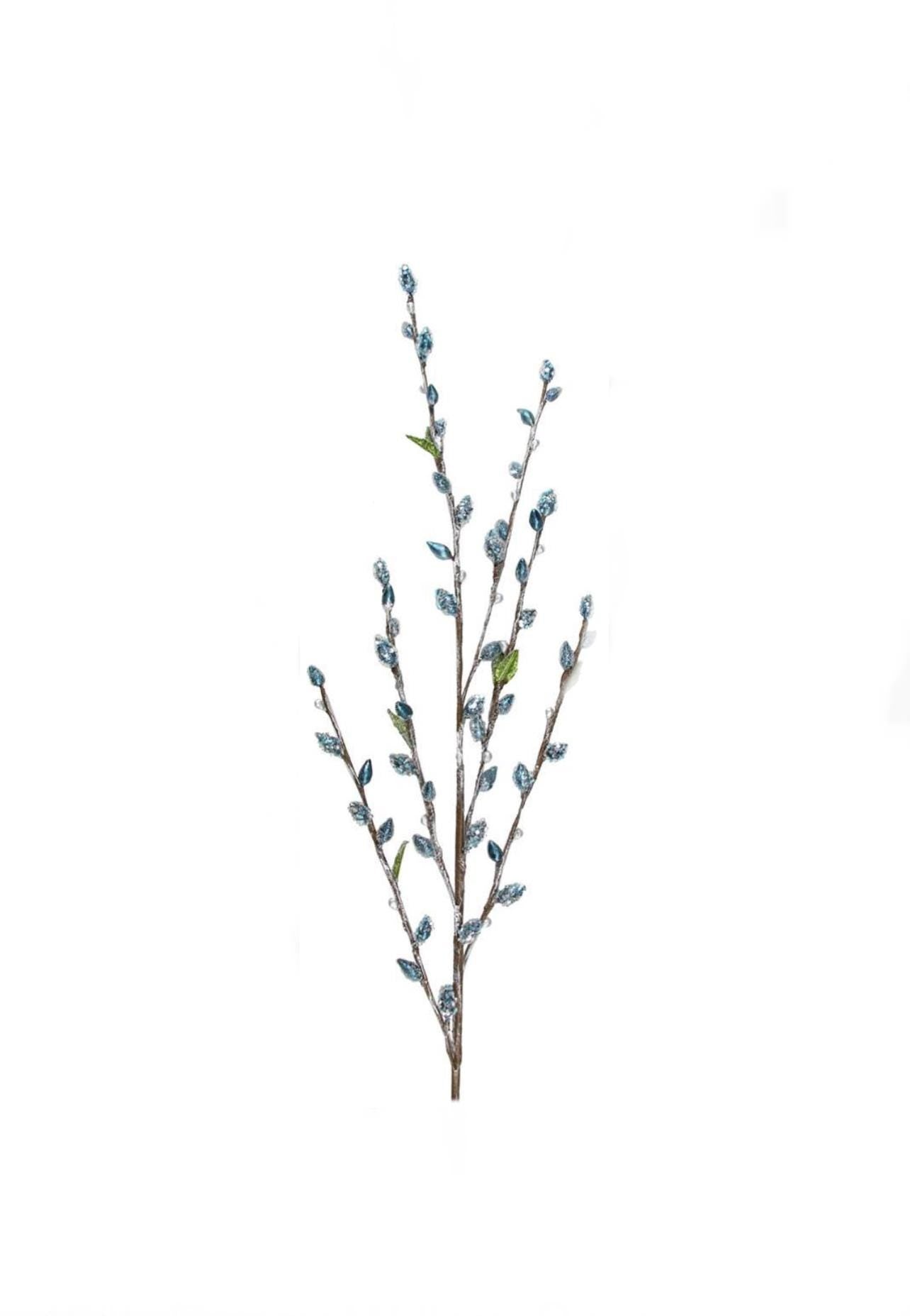 Icy Blue Willow Spray - 42 inch