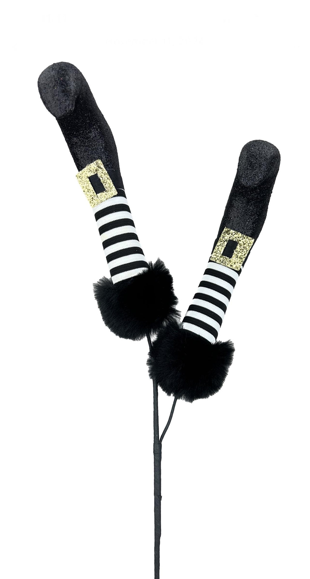 Black and White Witch Boots Spray ~ 26 inch