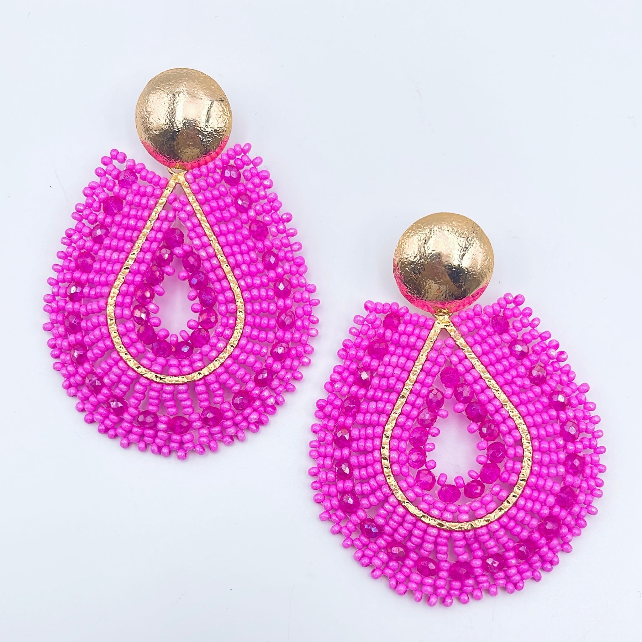 Mariana Hot Pink Earrings - Treasure Jewels