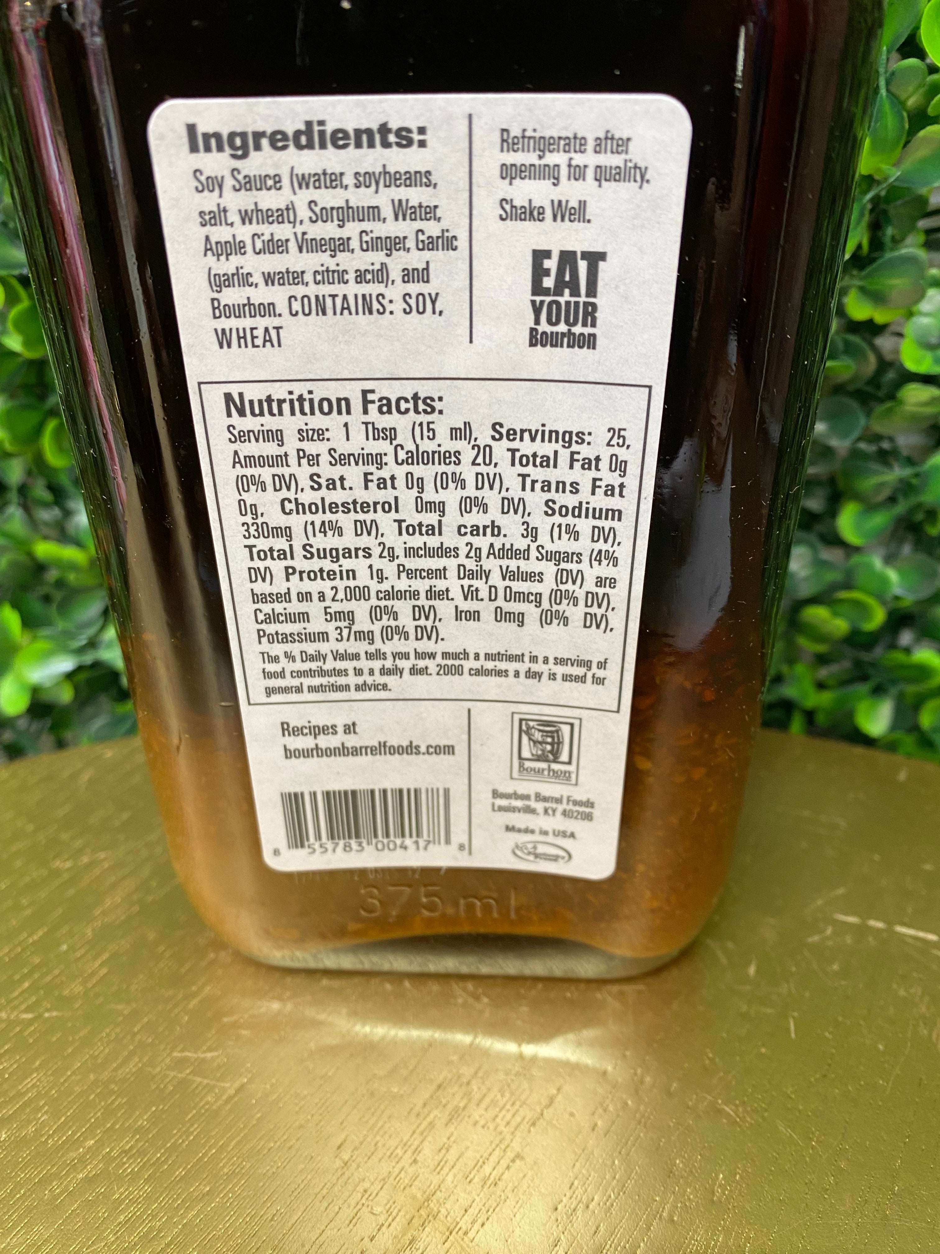 Bourbon Barrel Foods Kentuckyaki Teriyaki Sauce - 375 ml bottle