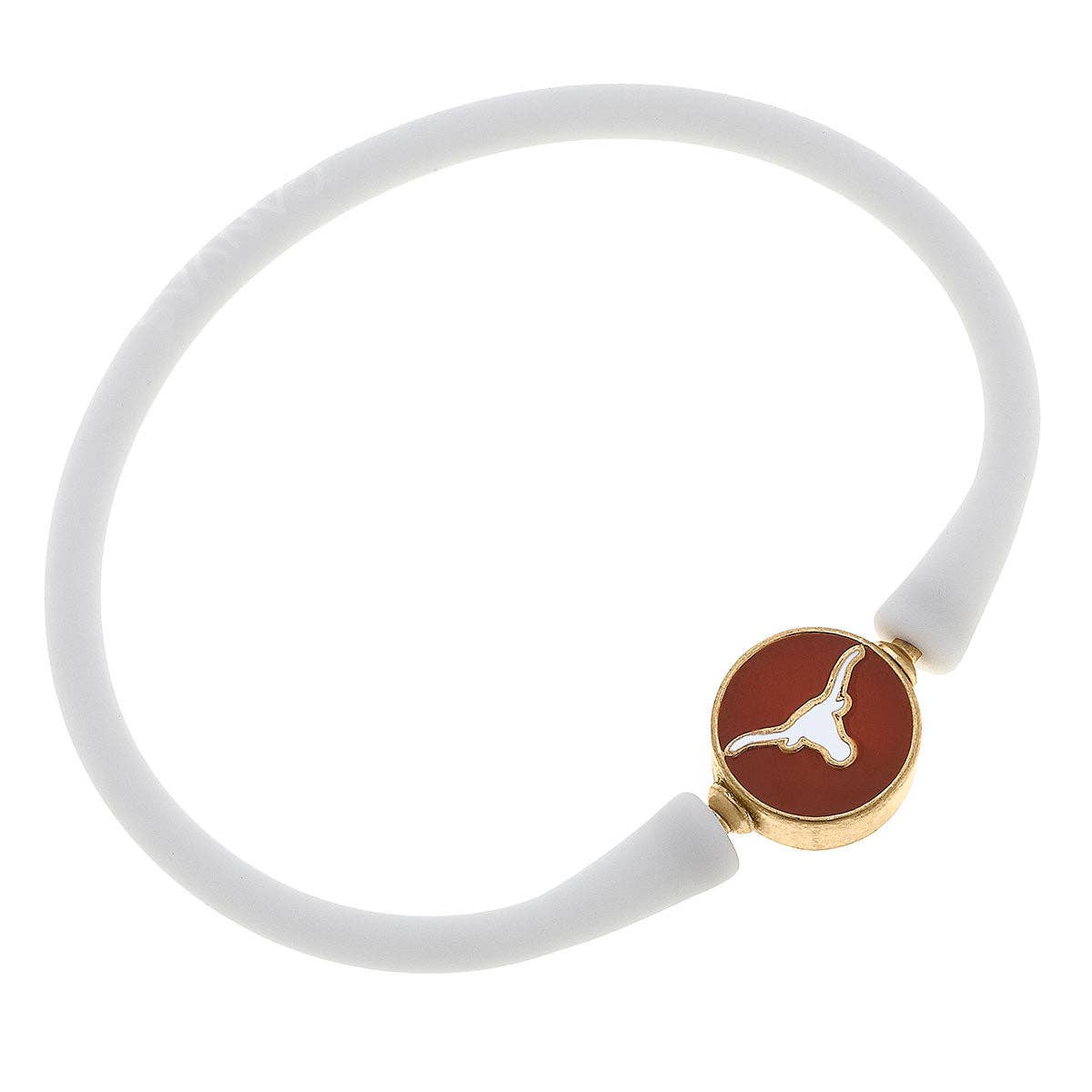 Texas Longhorns Bracelet in White