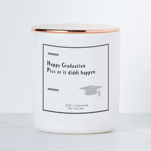 Happy Graduation, Pics/Happen - Luxe Scented Soy Candle
