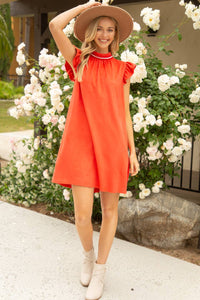 Simply Irresistible Orange Dress