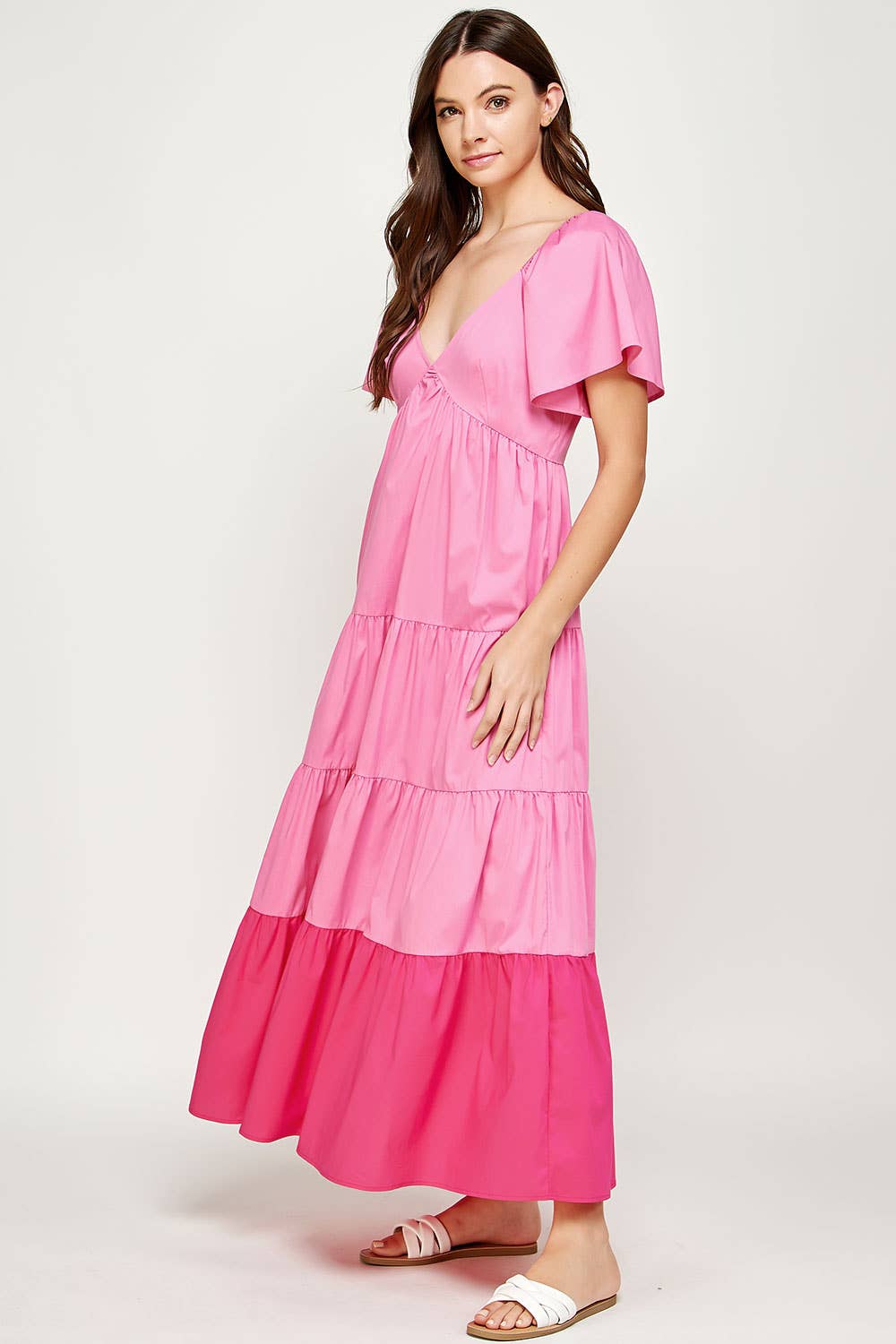 Take Me To The Winery Pink Maxi Dress