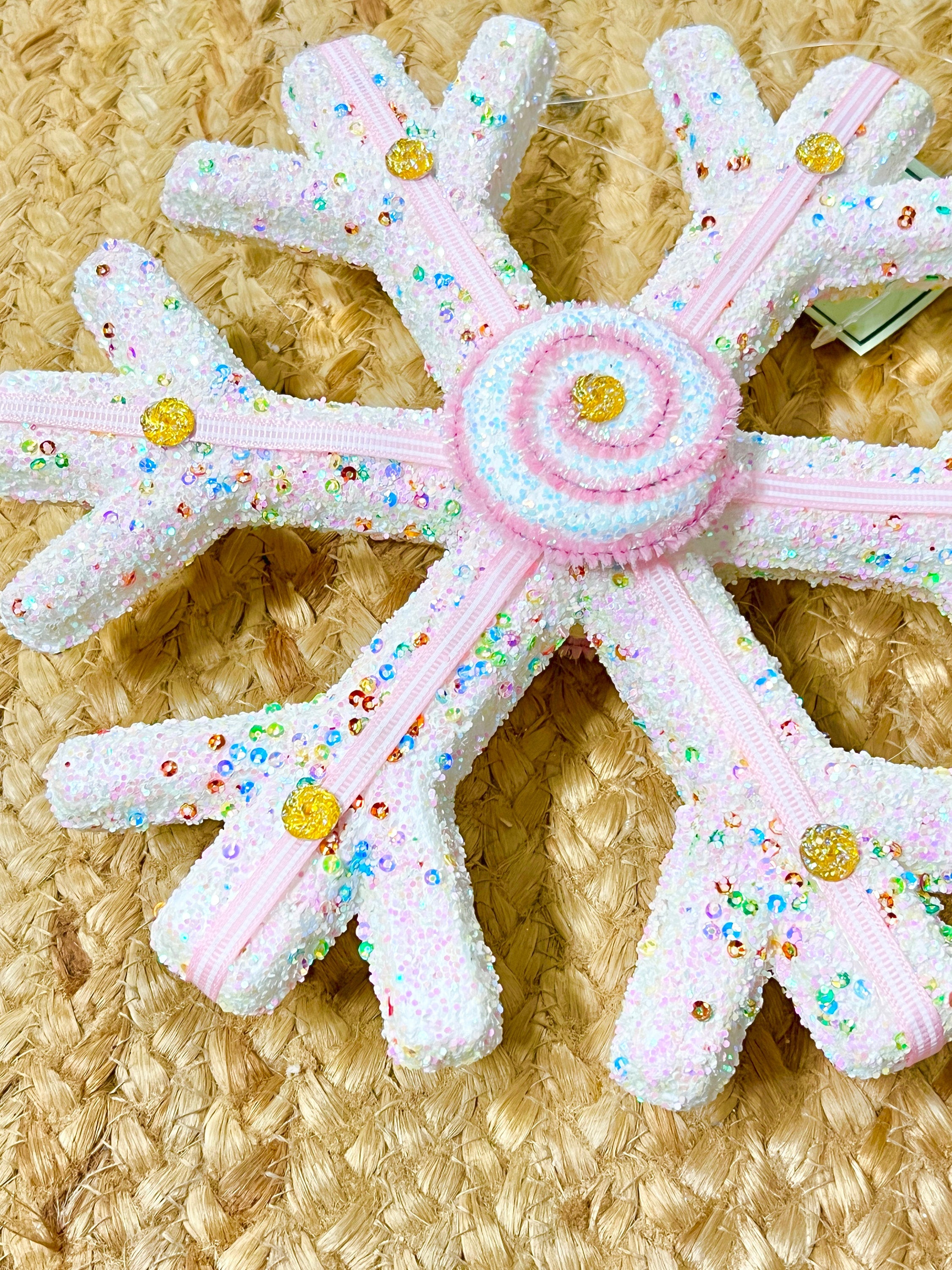Candy Sprinkles XL Snowflake ~ 10 in