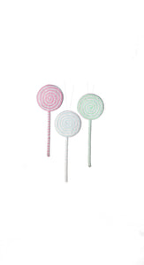 Frosted Pastel Colored Lollipop ~ Sold Separately ~ 14 inch