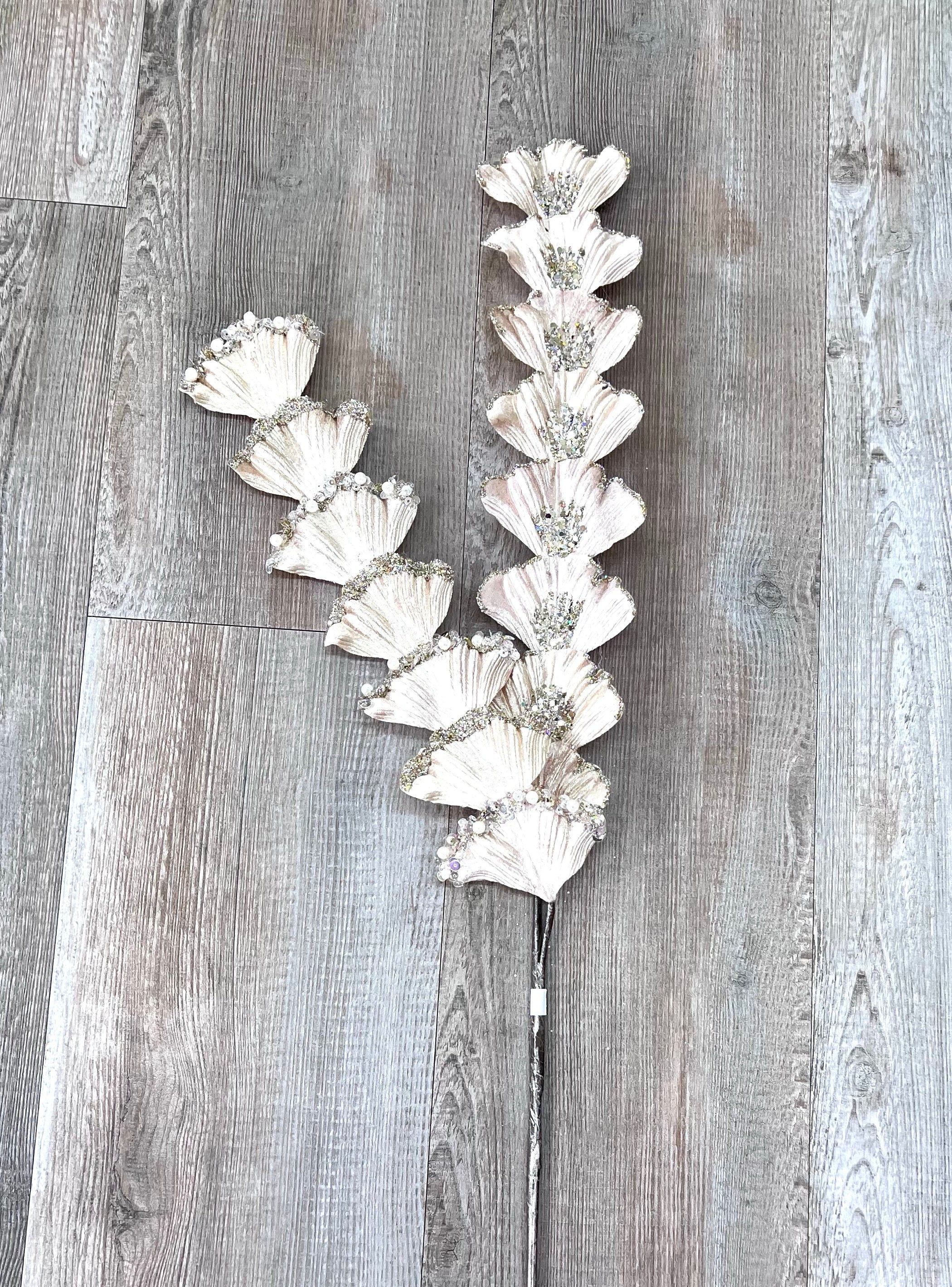 Champagne Victorian Fan - 26 inch