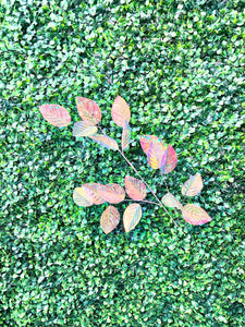 Iridescent Leaves Spray
