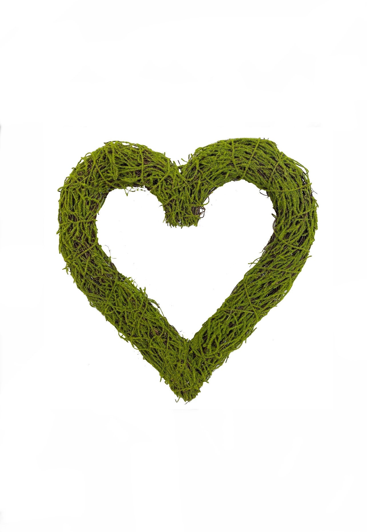Moss Heart Grapevine Wreath Form ~ 17 Inch