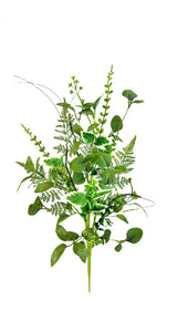 Mixed Leaves and Fern Filler Bush  ~ 28 Inch