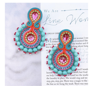 Going Somewhere Earrings ~Turquoise